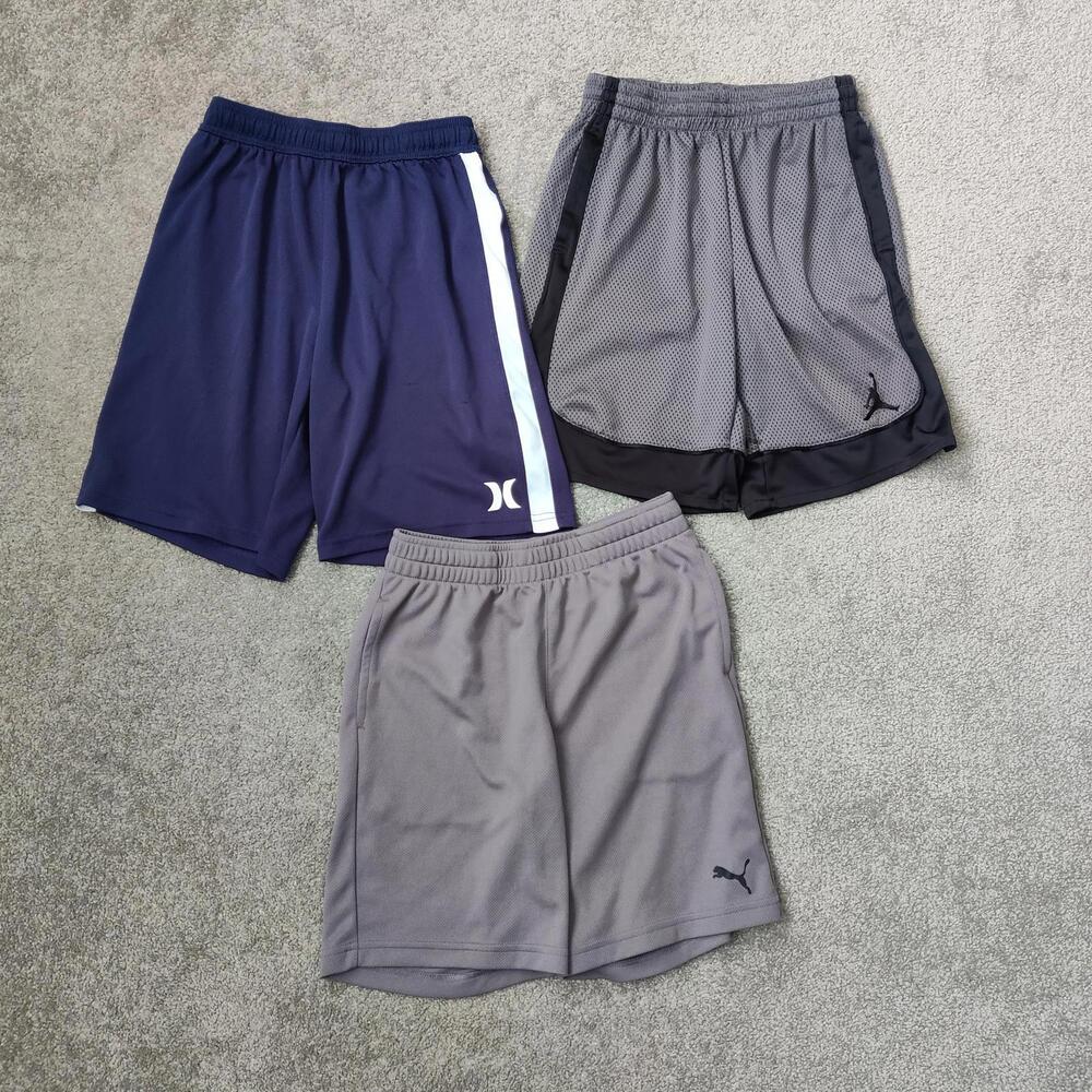 Air Jordan Puma Hurley Boy's Activewear Shorts Size Youth Medium 7 8 Years Old